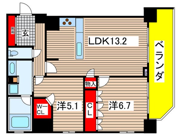 ＣＩＴＹ　ＳＰＩＲＥ森下の物件間取画像